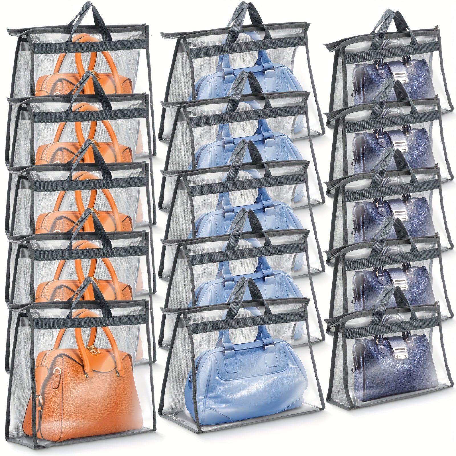 Travel Organizer Bag – 15 Pack, Clear | Bag Vero – front view