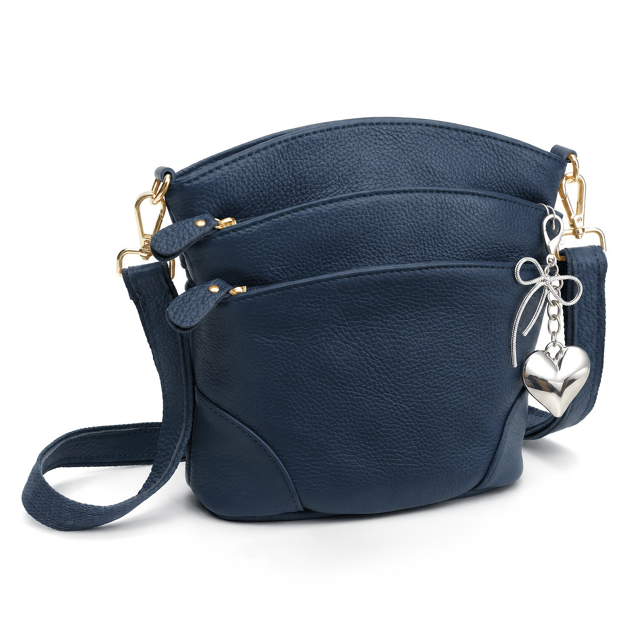 Travel Organizer Bag – Genuine Leather, Adjustable Strap, for Travel & Work | Bag Vero – front view