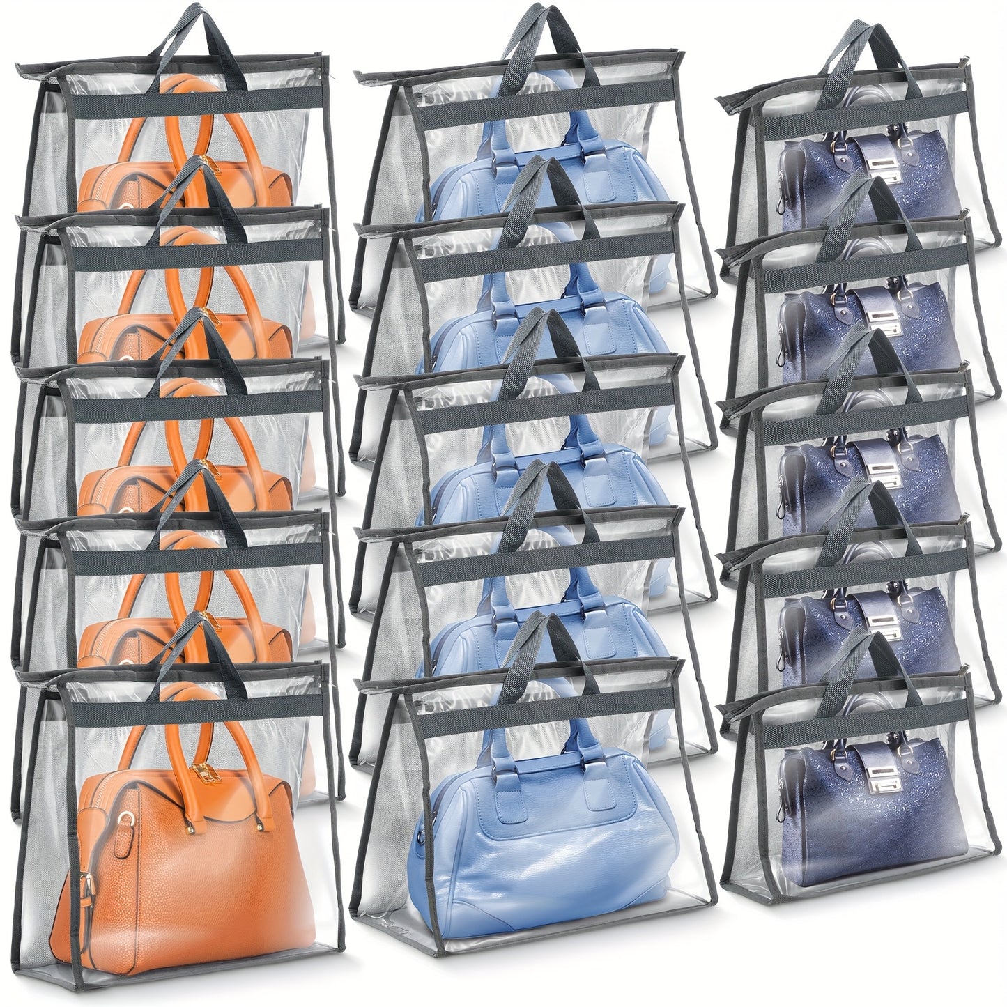 Travel Organizer Bag – 15 Pack, Clear – front view - product view 6