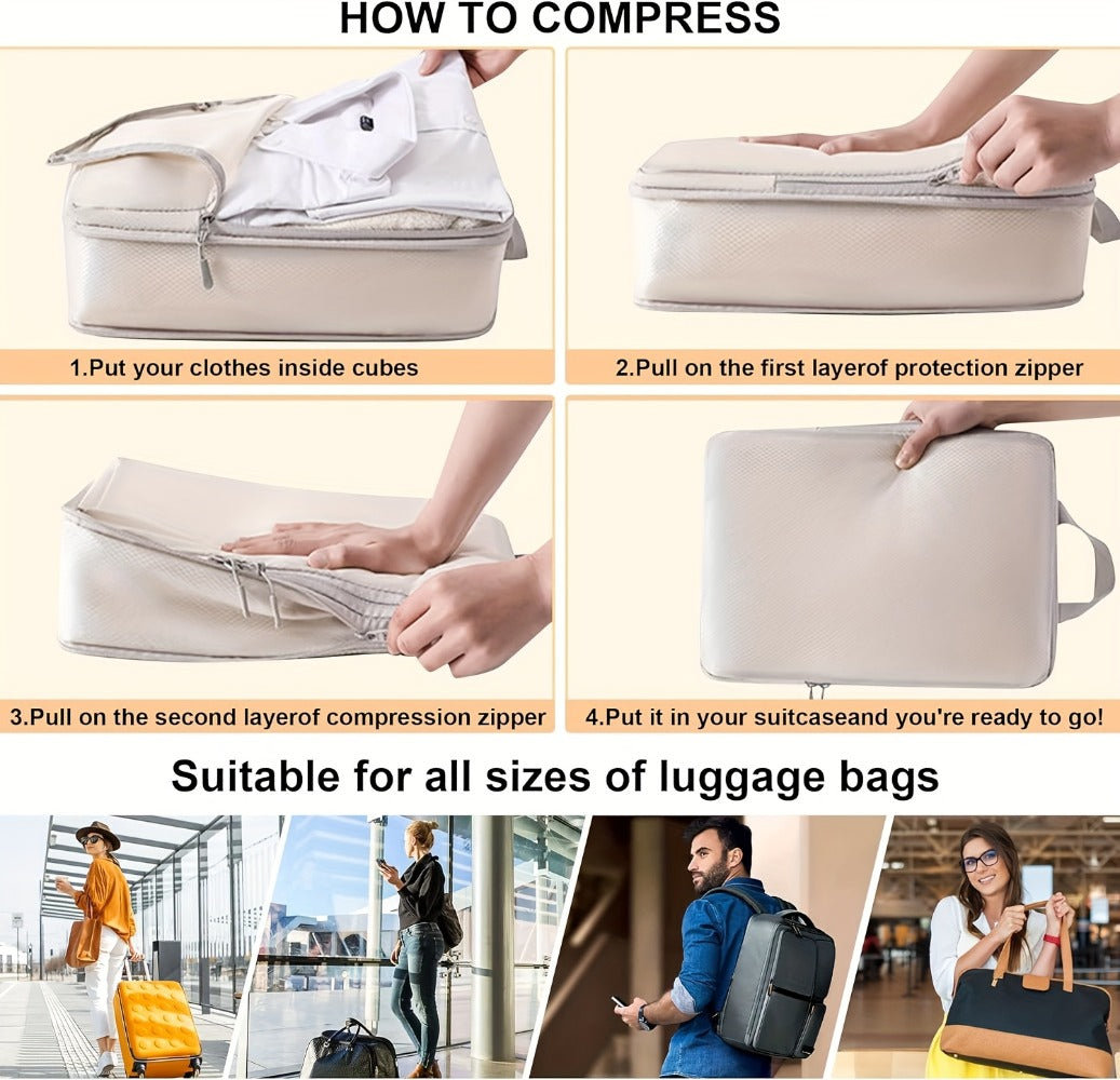 Travel Organizer Bag – 4PCS, Lightweight, Expandable, for Travel – detail view 13