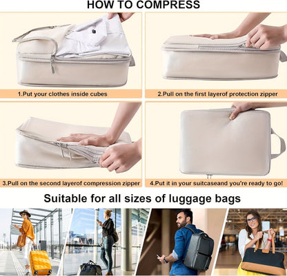Travel Organizer Bag – 4PCS, Lightweight, Expandable, for Travel – detail view 13