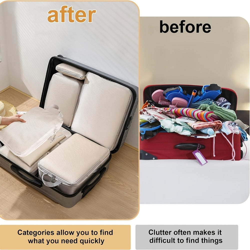 Travel Organizer Bag – 4PCS, Lightweight, Expandable, for Travel – detail view 3