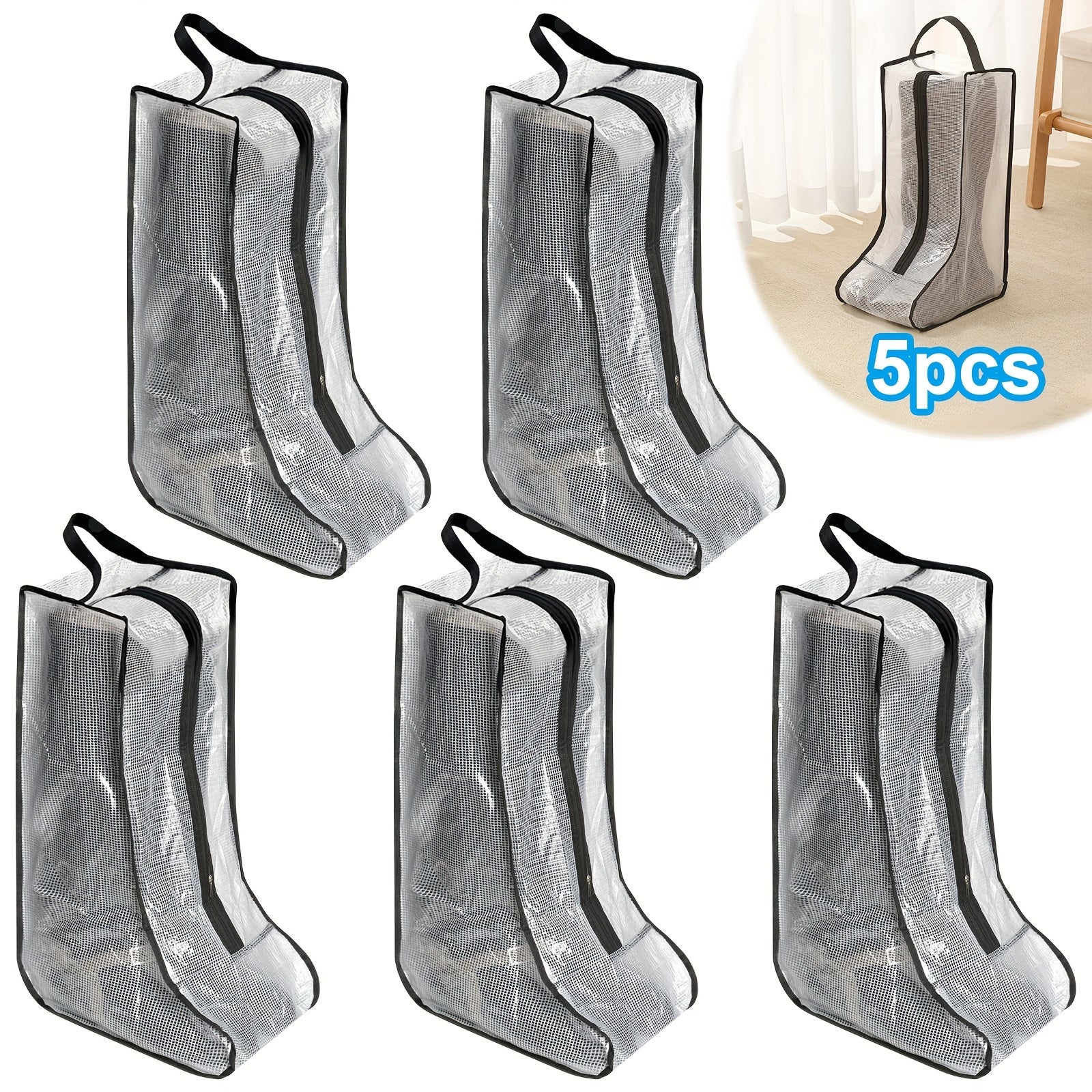 Travel Organizer Bag – 5 Pack, Transparent, for Travel – detail view 12