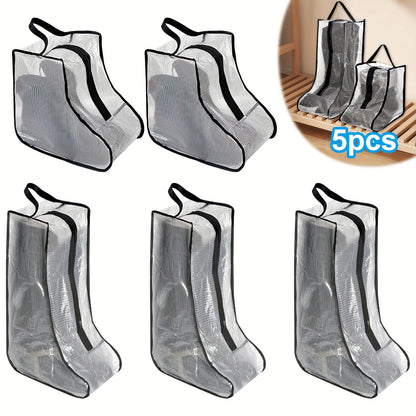 Travel Organizer Bag – 5 Pack, Transparent, for Travel – alternate view