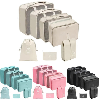 Travel Organizer Bag – 7-Piece, for Travel – front view