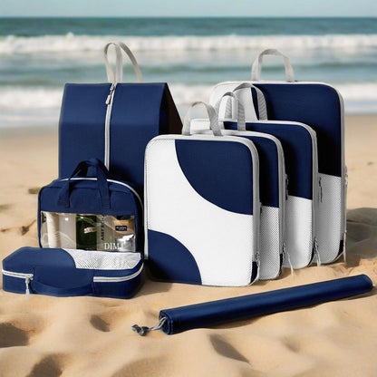 Travel Organizer Bag – 8 Pack, Lightweight, for Travel – front view