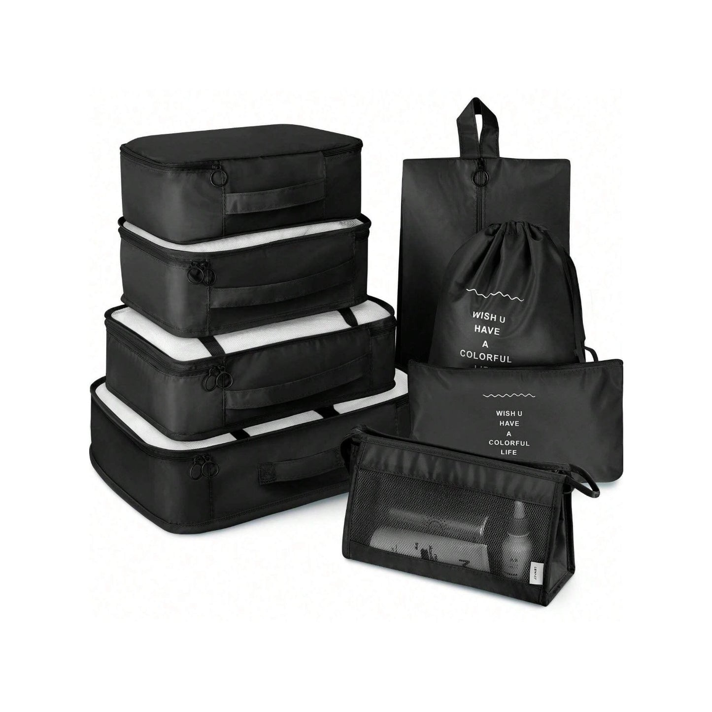 Travel Organizer Bag – 8 Piece, Polyester, for Travel – detail view 48