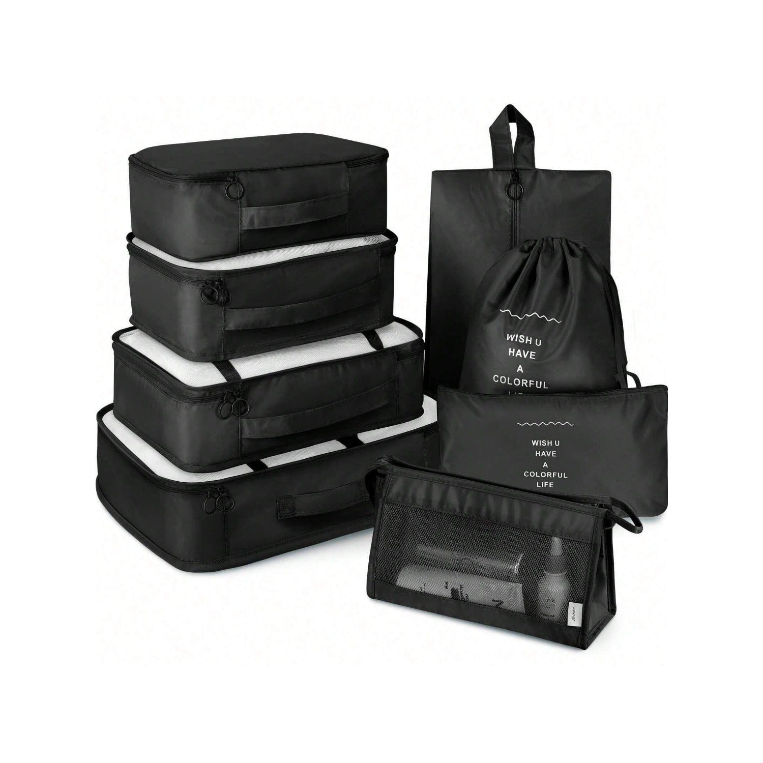 Travel Organizer Bag – 8 Piece, Polyester, for Travel – detail view 48