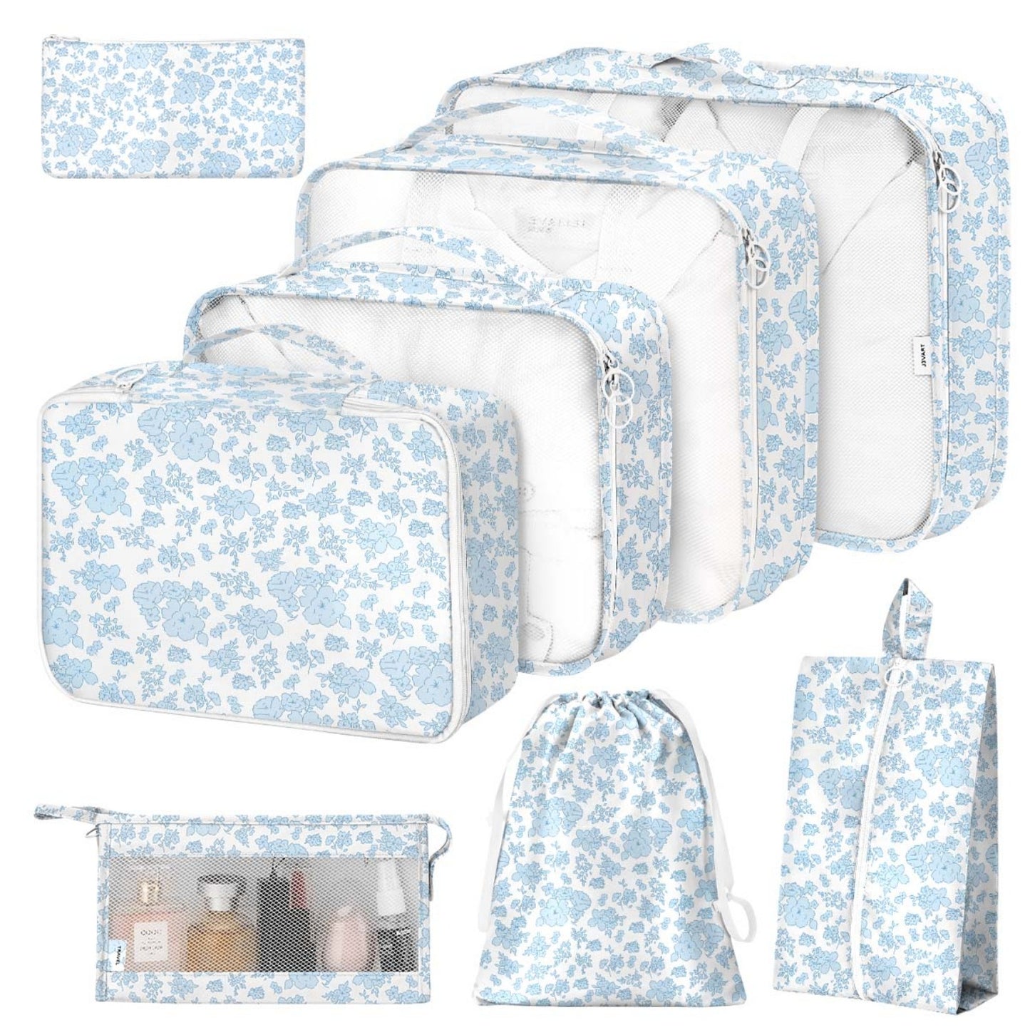 Travel Organizer Bag – 8 Piece, Polyester, for Travel – detail view 7