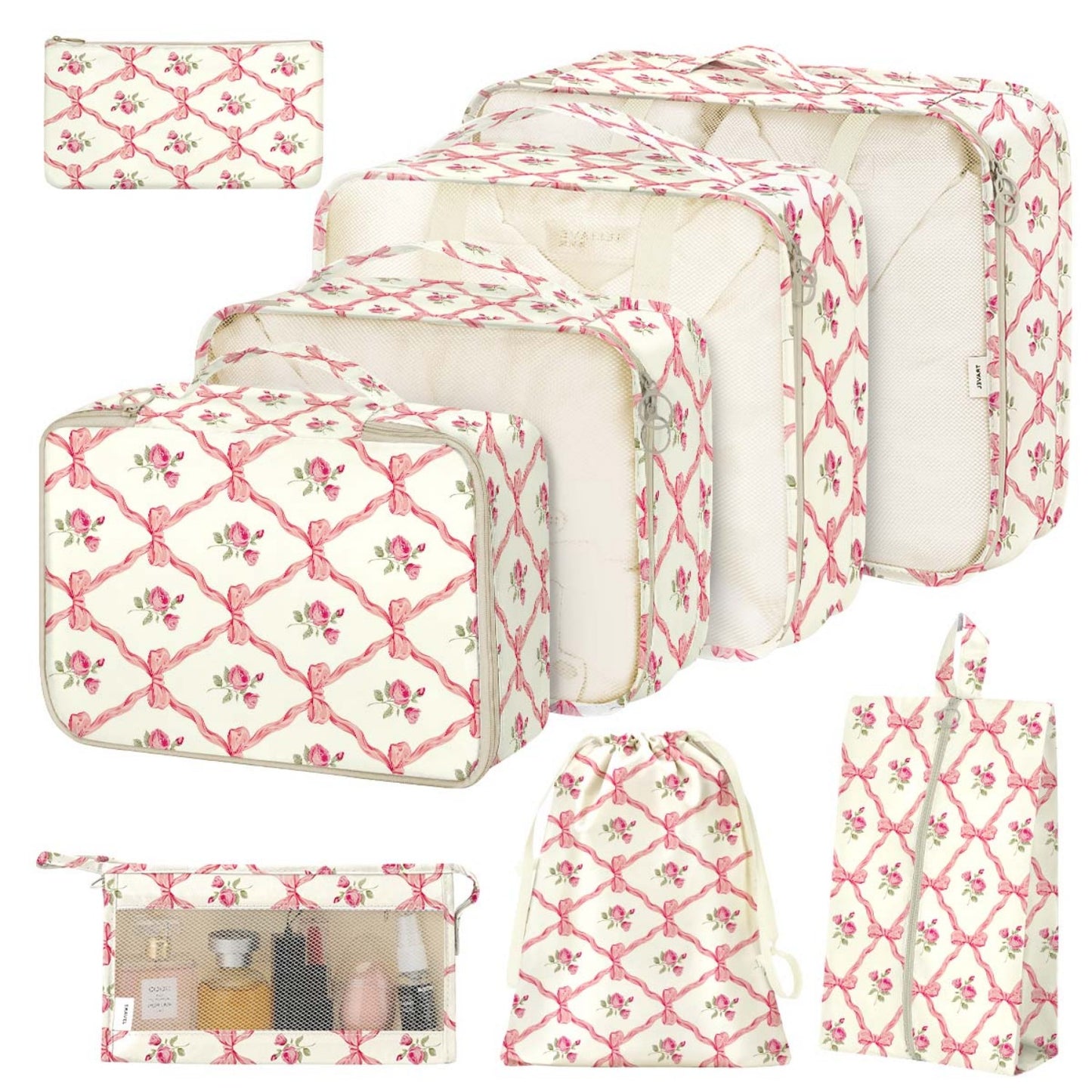 Travel Organizer Bag – 8 Piece, Polyester, for Travel – detail view 4
