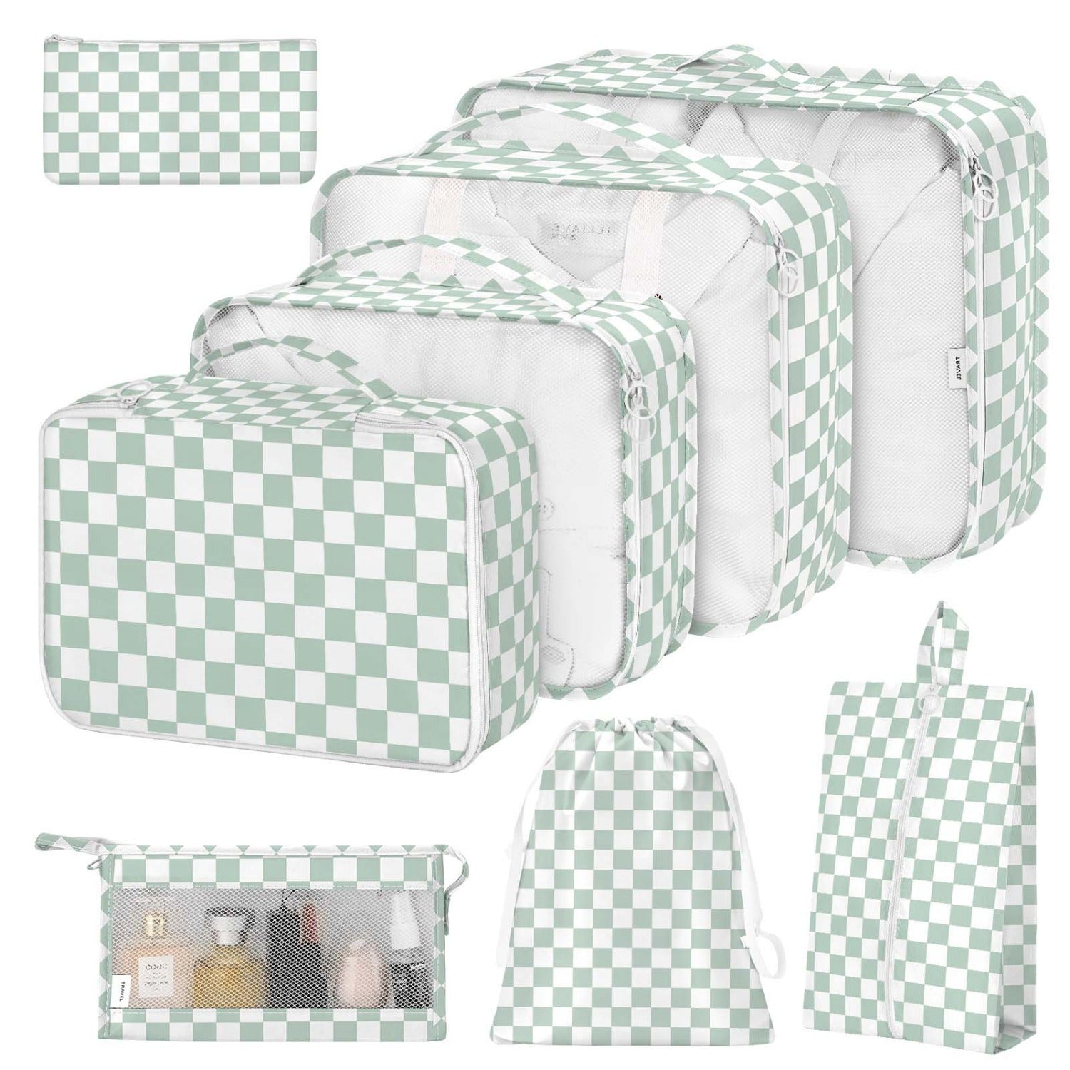 Travel Organizer Bag – 8 Piece, Polyester, for Travel – detail view 8