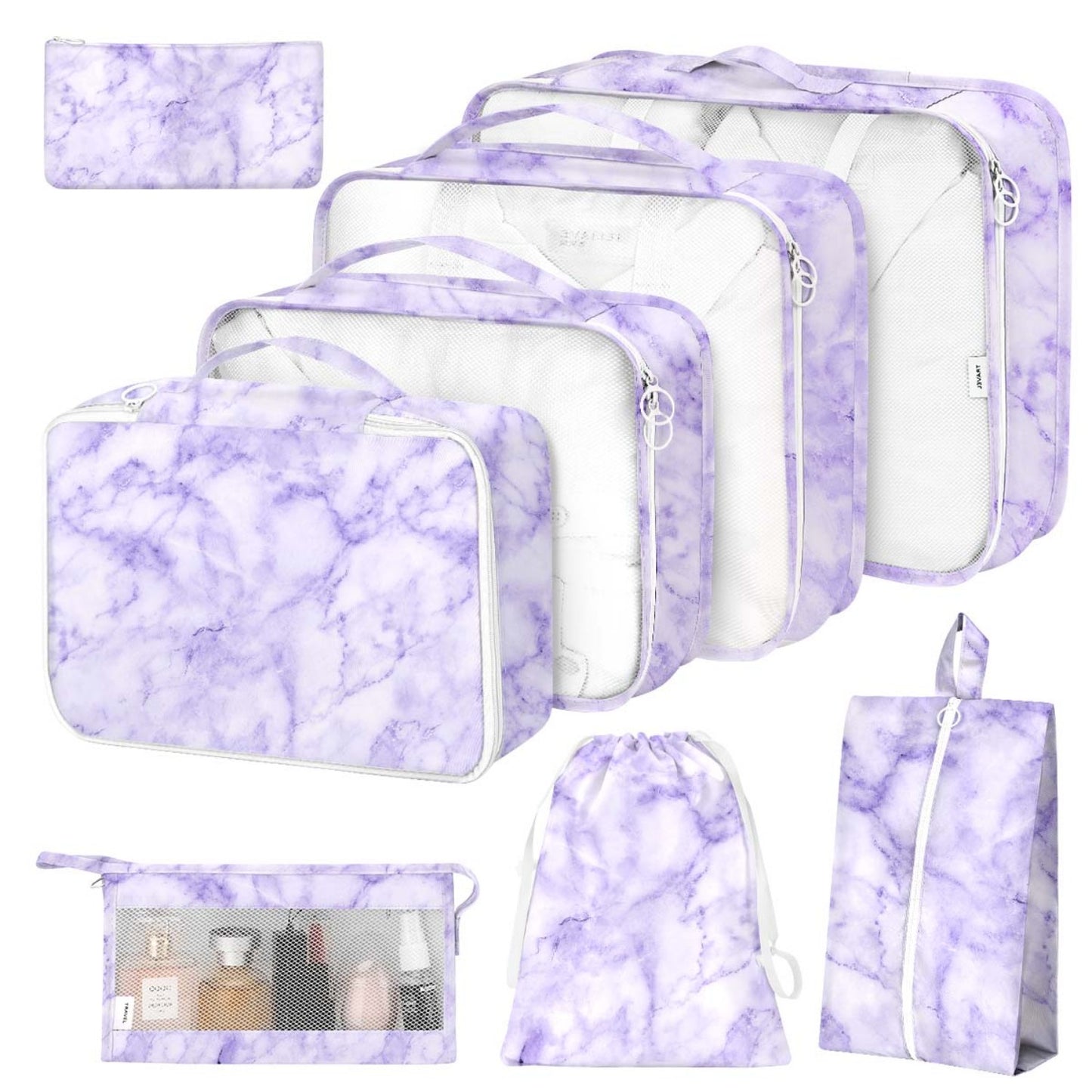Travel Organizer Bag – 8 Piece, Polyester, for Travel – detail view 2