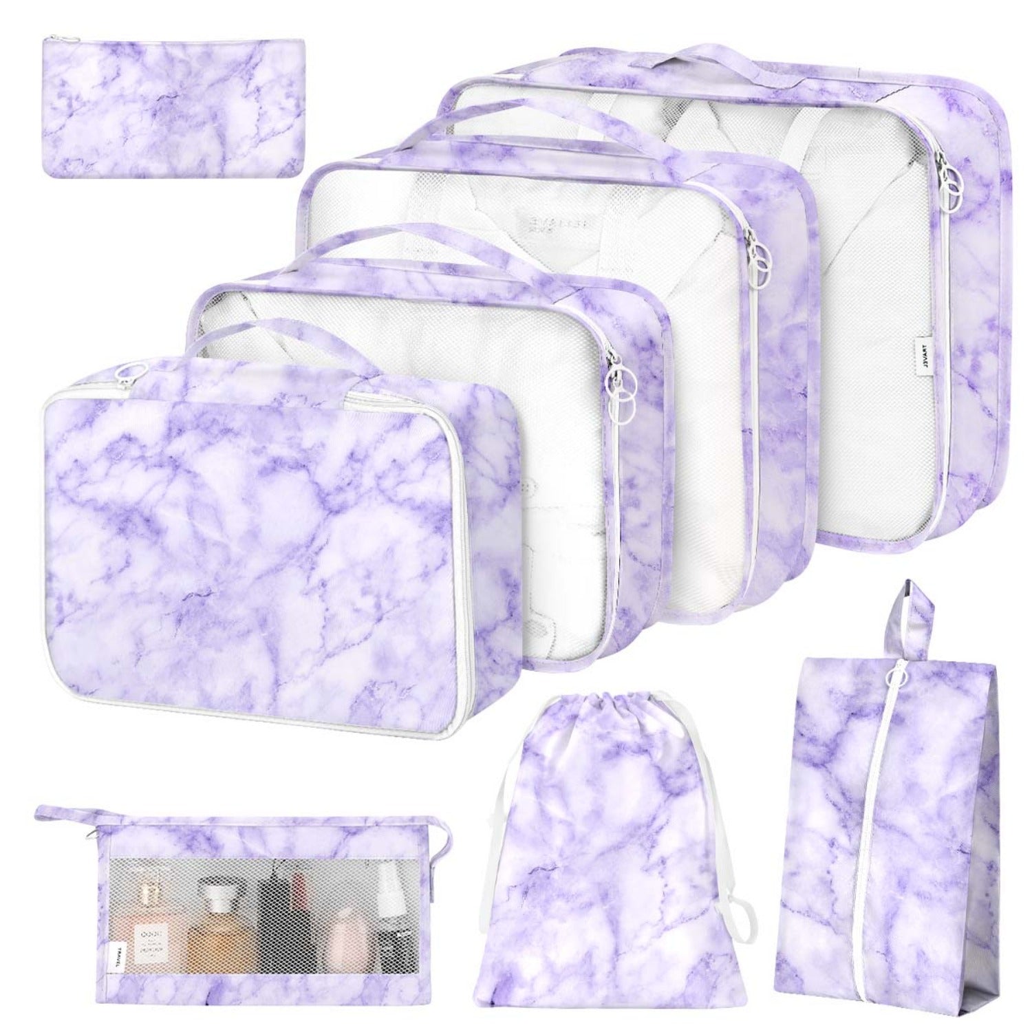 Travel Organizer Bag – 8 Piece, Polyester, for Travel – detail view 2