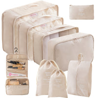 Hook Bag 9-piece Set - Beige