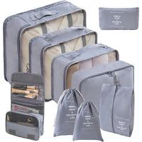 Hook Bag 9-piece Set - Gray