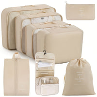 Hooks Bag 8-piece set - Beige