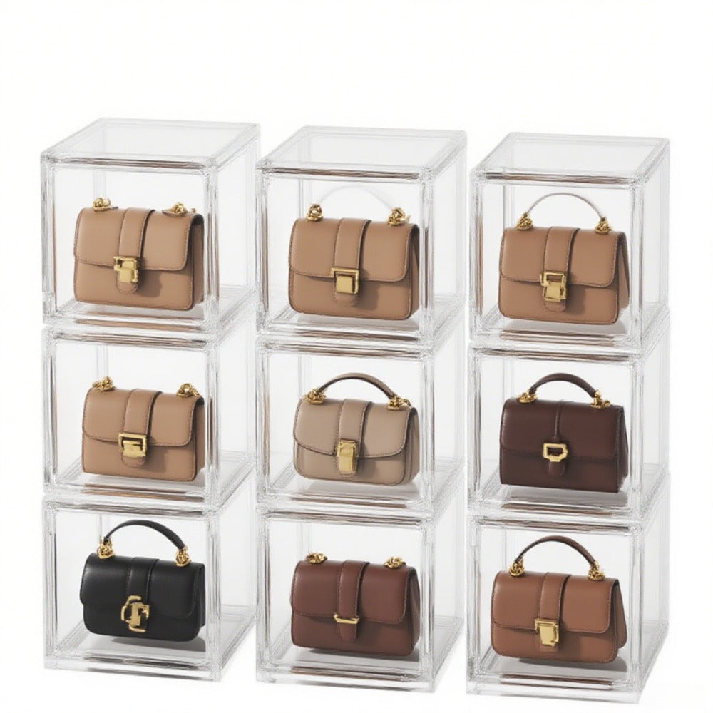 Travel Organizer Bag – Clear, Clear Acrylic Organizer Closet Storage – detail view 9