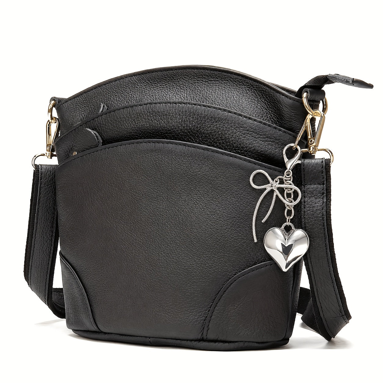 Travel Organizer Bag – Genuine Leather, Adjustable Strap, for Travel & Work – alternate view