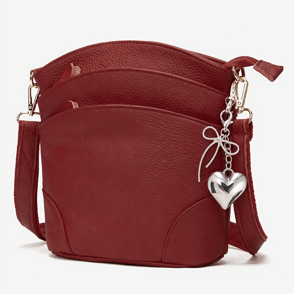 Travel Organizer Bag – Genuine Leather, Adjustable Strap, for Travel & Work – detail view 18