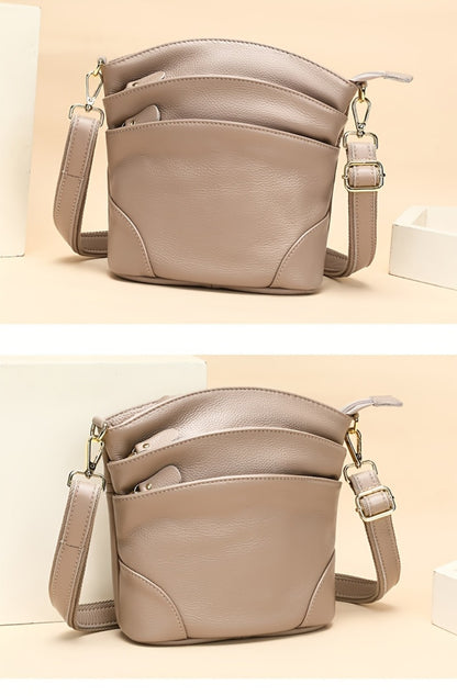 Travel Organizer Bag – Genuine Leather, Adjustable Strap, for Travel & Work – detail view 31
