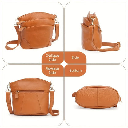Travel Organizer Bag – Genuine Leather, Adjustable Strap, for Travel & Work – detail view 33