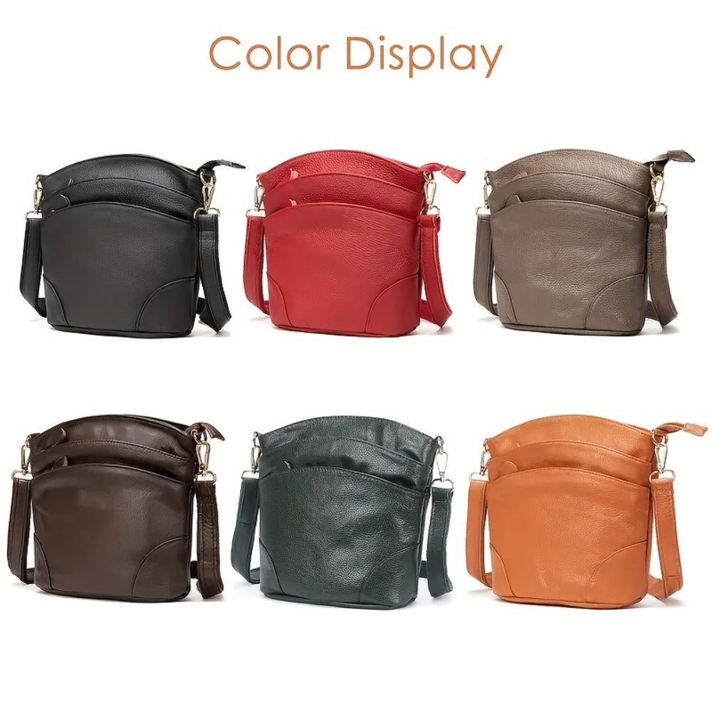 Travel Organizer Bag – Genuine Leather, Adjustable Strap, for Travel & Work – detail view 36
