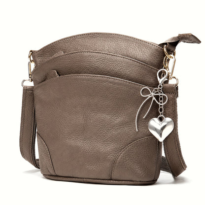 Travel Organizer Bag – Genuine Leather, Adjustable Strap, for Travel & Work – detail view 2