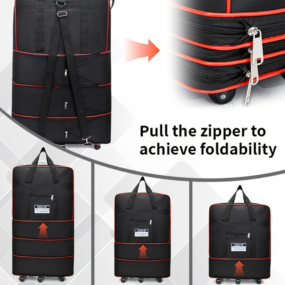 Travel Organizer Bag – Nylon, Foldable, Expandable, for Travel & School – detail view 7