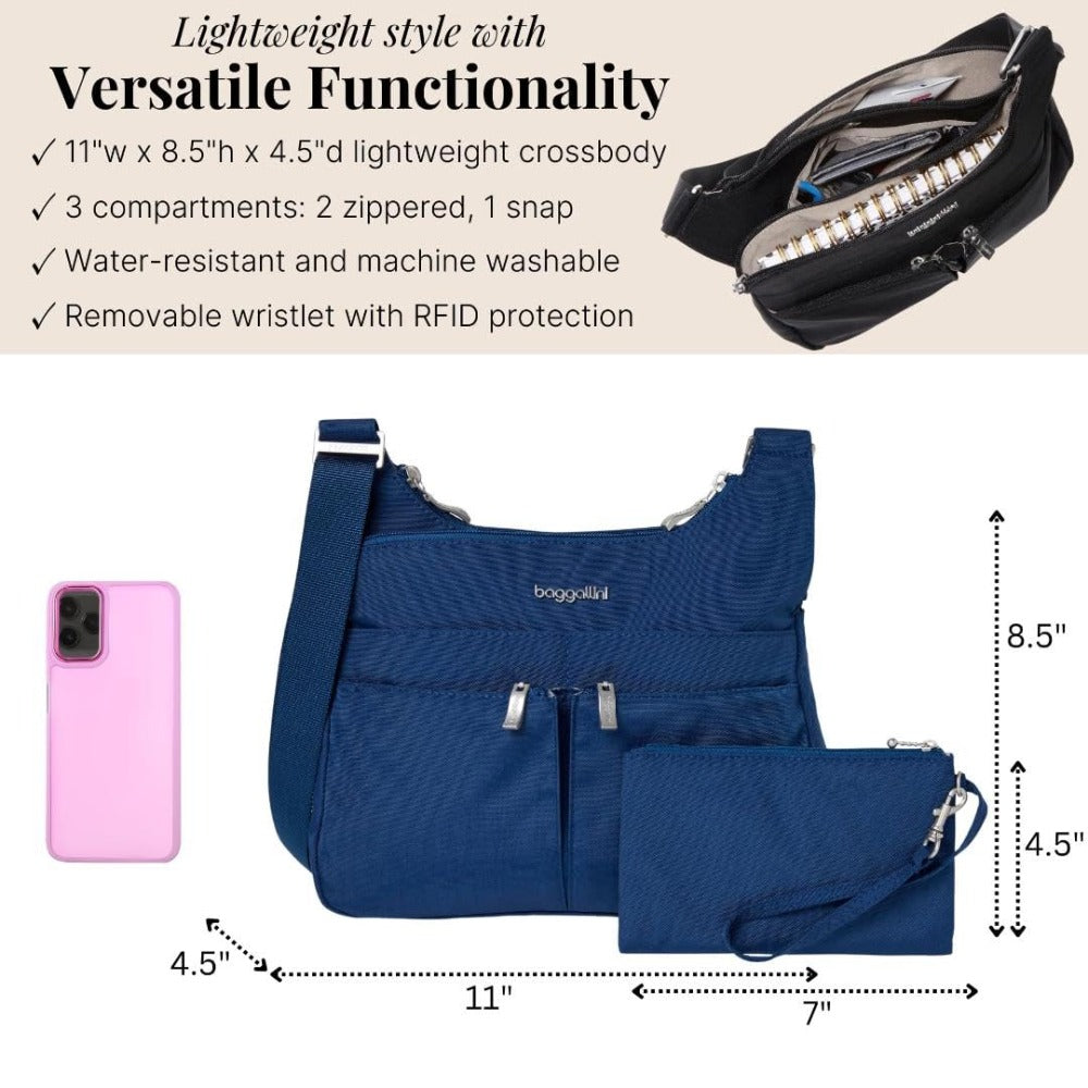 Travel Organizer Bag – Nylon, Water-Resistant, Lightweight, Multi-Pocket – detail view 2