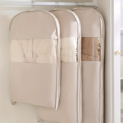 Travel Organizer Bag – Transparent, Compressible Hanging Garment Satin Transparent – detail view 14