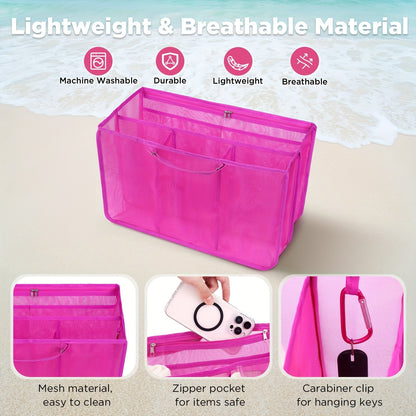 Travel Organizer Bag – Transparent, for Travel – front view - product view 7