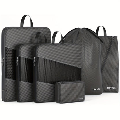 Travel Organizer Bag – for Travel, Compression Packing Cubes Set Of – alternate view