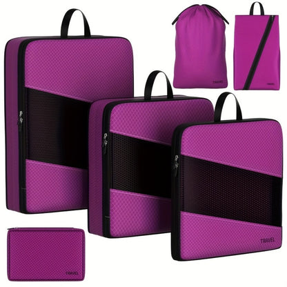 Travel Organizer Bag – for Travel, Compression Packing Cubes Set Of – detail view 6