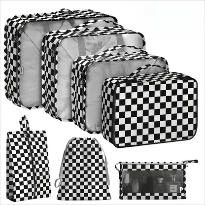 Travel Organizer Bag – for Travel, Packing Cubes Set Laundry Shoe – front view - product view 12