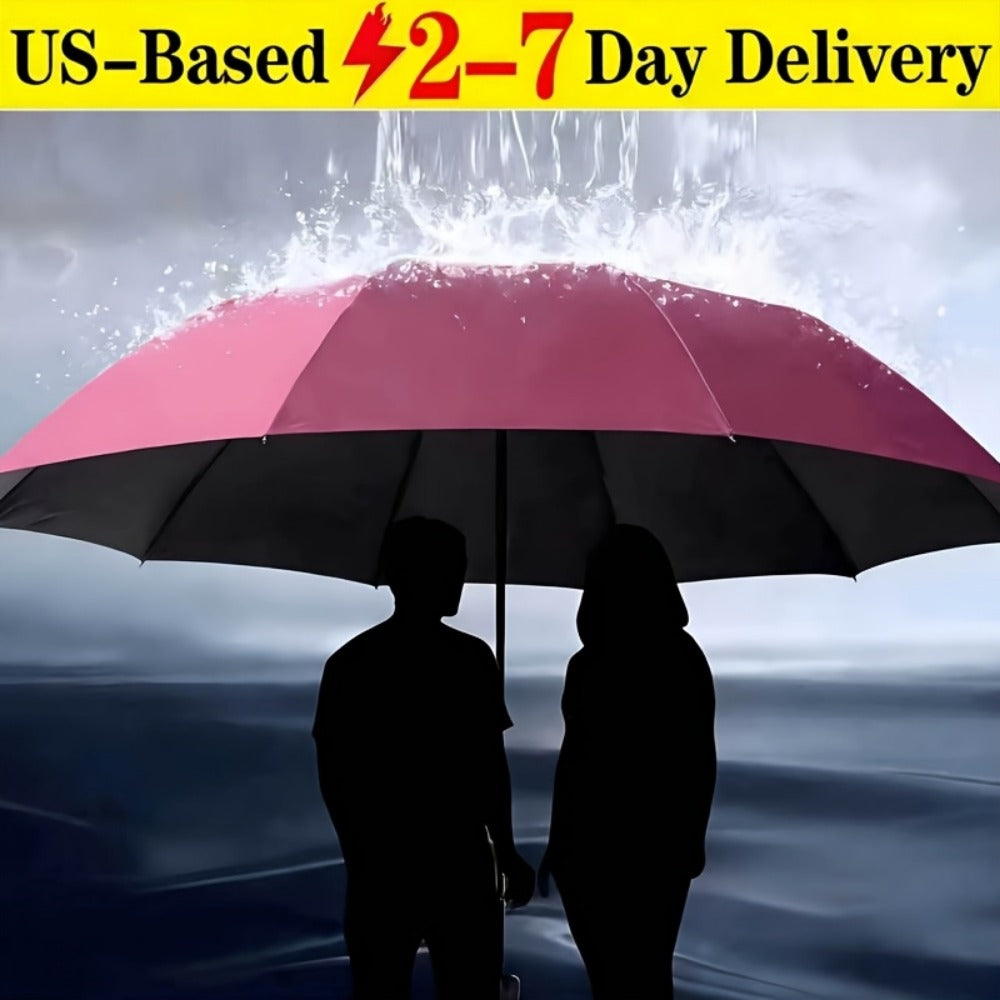 Travel Umbrella – Windproof, Foldable, Compact, for Travel & Work | Bag Vero – front view