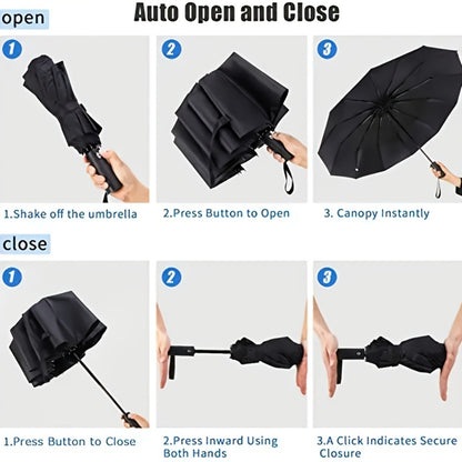 Travel Umbrella – Automatic, Lightweight, Waterproof, Windproof – detail view 11