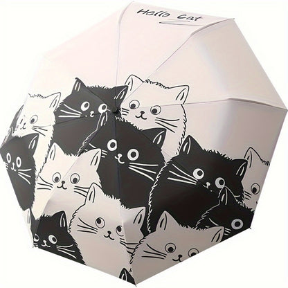Travel Umbrella – Automatic, Windproof, Lightweight, Compact – front view