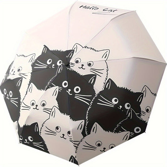 Travel Umbrella – Automatic, Windproof, Lightweight, Compact – front view