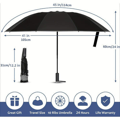 Travel Umbrella – Automatic, Windproof, Lightweight, for Travel – detail view 2