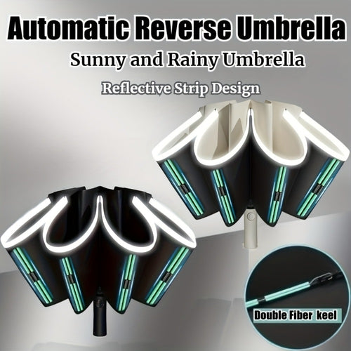 Travel Umbrella – Automatic, Windproof, Lightweight, for Travel – front view