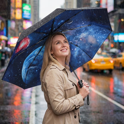 Travel Umbrella – Compact, Windproof, Foldable, for Travel & Work – detail view 12