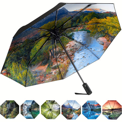 Travel Umbrella – Compact, Windproof, Foldable, for Travel & Work – detail view 21