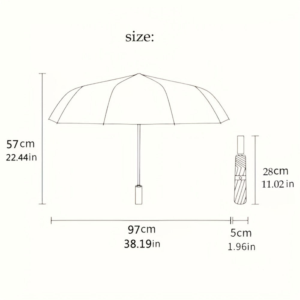 Travel Umbrella – Compact, Windproof, Lightweight, for Travel – detail view 3