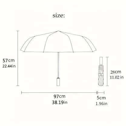 Travel Umbrella – Compact, Windproof, Lightweight, for Travel – detail view 3