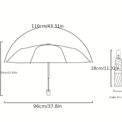 Travel Umbrella – Foldable, Compact, for Travel – detail view 2