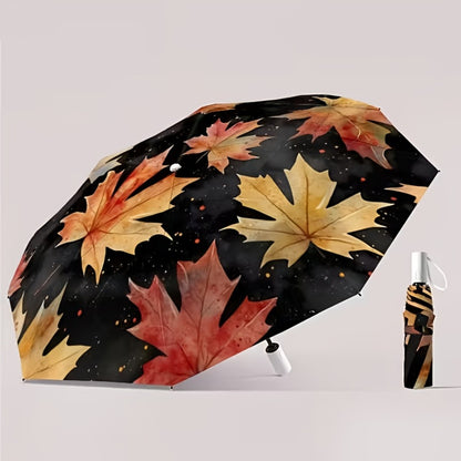 Travel Umbrella – Soccer Ball Print Folding Umbrella – detail view 2
