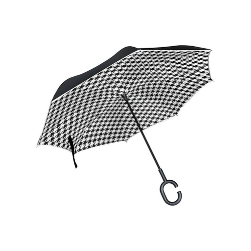 Travel Umbrella – Windproof, Inverted Umbrella C Shaped Handle – front view