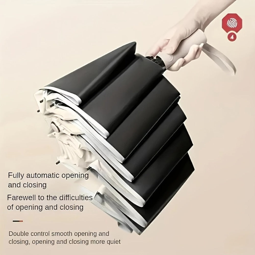 Travel Umbrella – Windproof, Rib Windproof Reverse Folding Umbrella – detail view 9