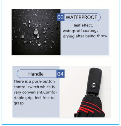 Travel Umbrella – Windproof, Compact, for Travel – detail view 8