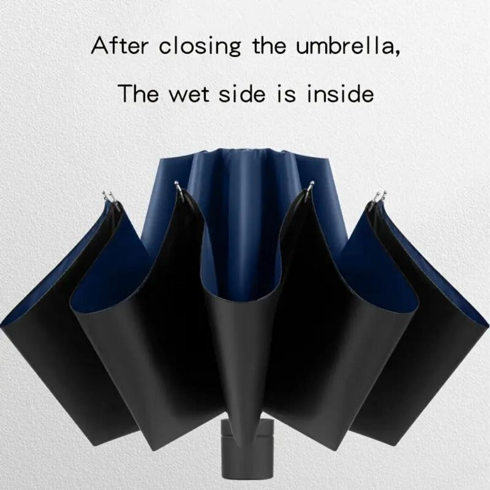 Travel Umbrella – Windproof, Foldable, Compact, for Travel & Work – detail view 9